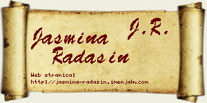 Jasmina Radašin vizit kartica